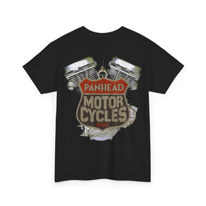 1950 Panhead Back Design Unisex Heavy Cotton Tee