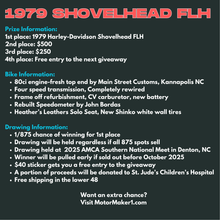 Load image into Gallery viewer, 1979 Shovelhead Sticker + 1 Entry