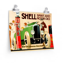 Load image into Gallery viewer, Shell Motor Oils Poster