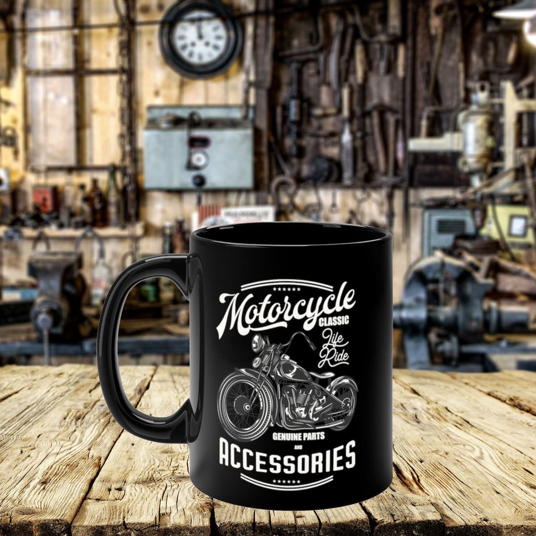 Classic Motorcyle Accessories Mug 11oz