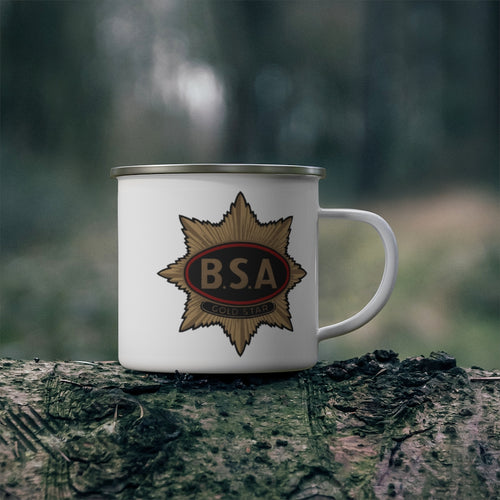 BSA Gold Star Enamel Camping Mug