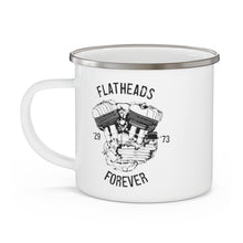 Load image into Gallery viewer, Flatheads Forever Enamel Camping Mug