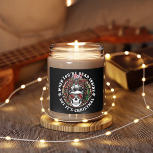 Dead Inside But It's Christmas Candle, 7.5 oz