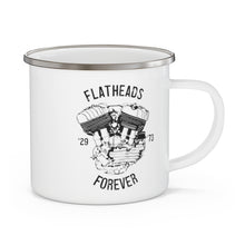 Load image into Gallery viewer, Flatheads Forever Enamel Camping Mug