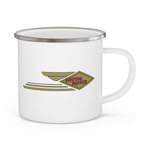 Motor Maker Diamond Enamel Camping Mug