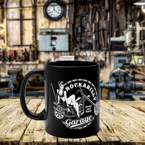 Rockabilly Garage Mug 11oz