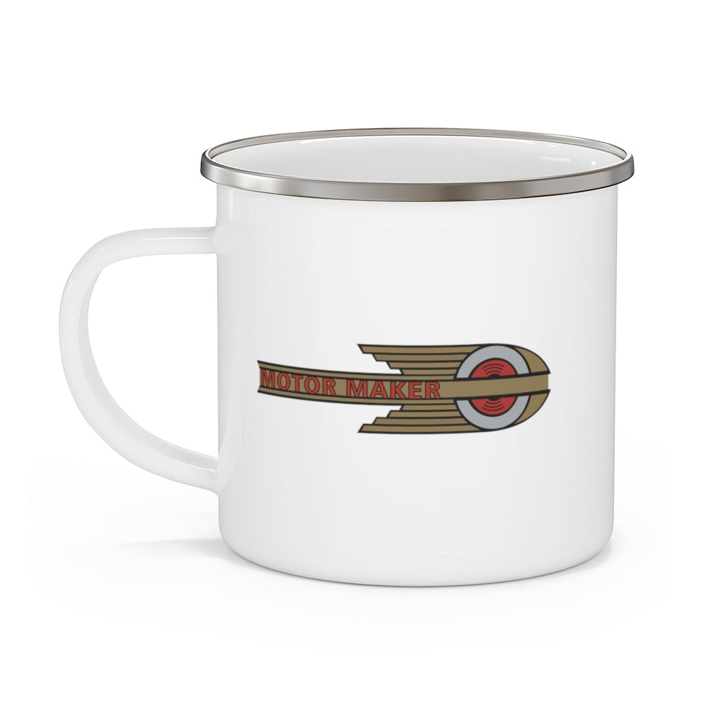 Motor Maker Speedball Enamel Camping Mug