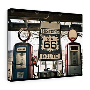 Route 66 Fuel Canvas