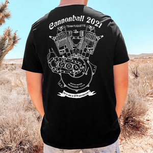 Motor Maker Cannonball 2021 Back Design Tee