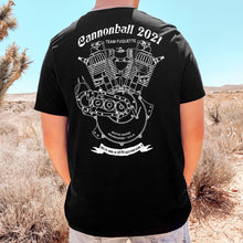 Load image into Gallery viewer, Motor Maker Cannonball 2021 Back Design Tee