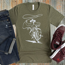 Load image into Gallery viewer, Motorcycle Cowboy Tee