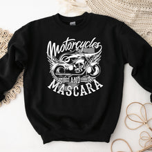 Load image into Gallery viewer, Motorcycles and Mascara Crew Neck Sweater