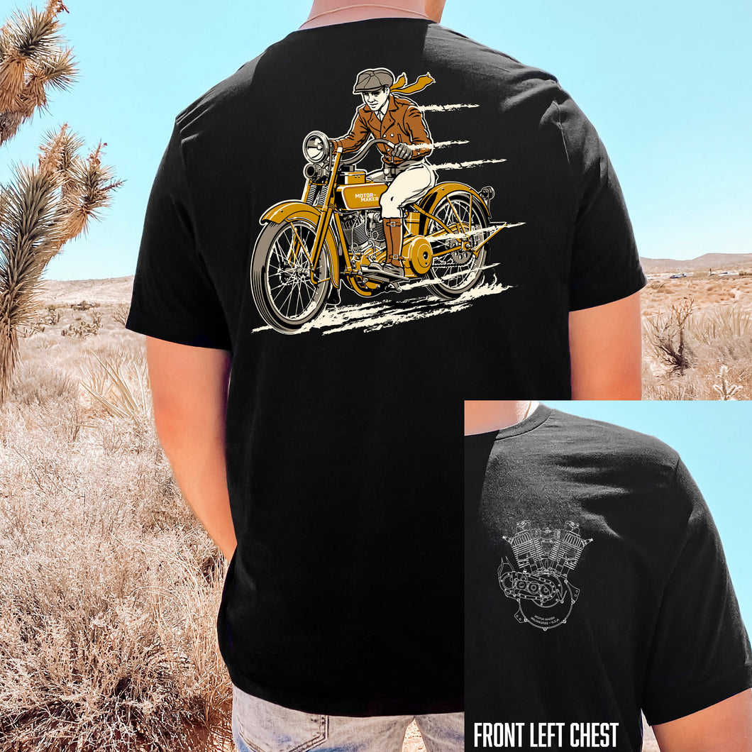 Motor Maker JD Rider Back Design Tee