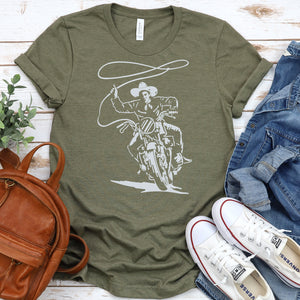 Motorcycle Cowboy Tee