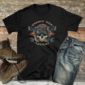 Wrench Ride Repeat Tee