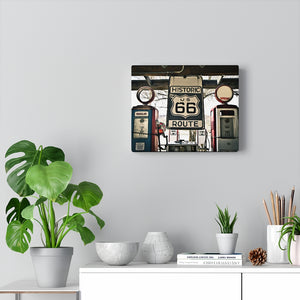 Route 66 Fuel Canvas