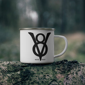 V8 Enamel Camping Mug