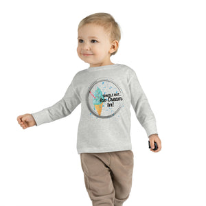 Tonsils Out Toddler Long Sleeve Tee