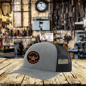 American Products Leather Patch Hat