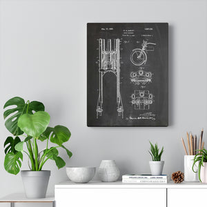 Front Fork Patent Canvas
