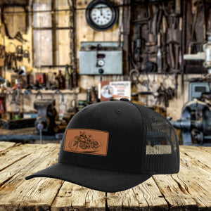 Board Tracker Leather Patch Hat