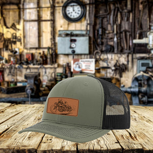 Board Tracker Leather Patch Hat