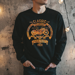 Classic Custom Rust Crew Neck Sweater