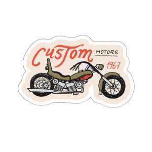 Custom Motors 1967 Sticker