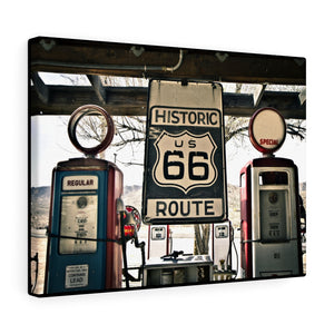 Route 66 Fuel Canvas