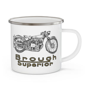 Brough Superior Enamel Camping Mug