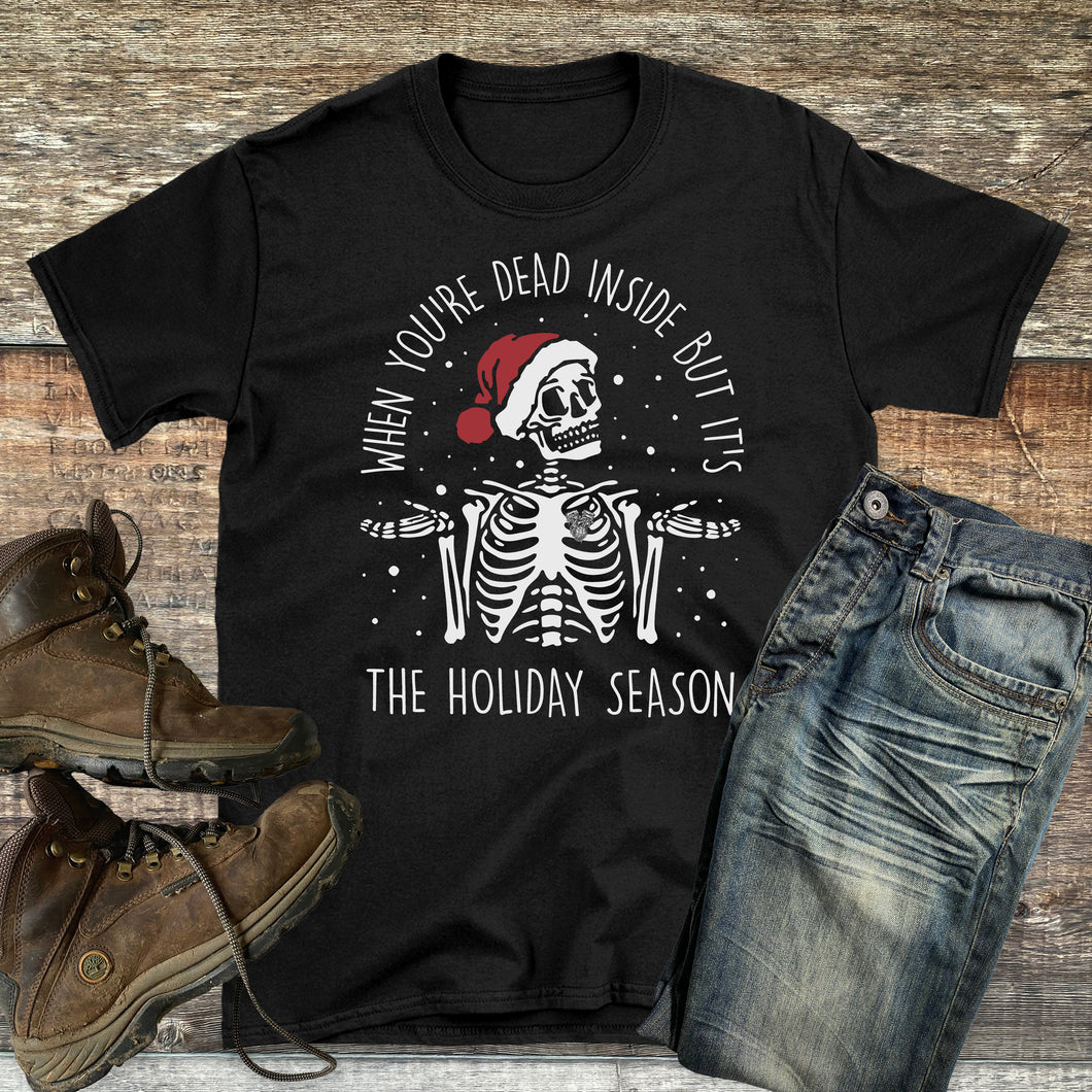 Dead But Holidays Tee