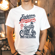 Load image into Gallery viewer, Motorcycle Firefighter Tee