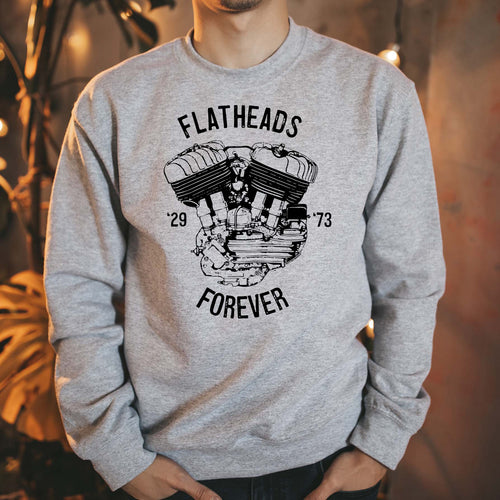 Flatheads Forever Crew Neck Sweater