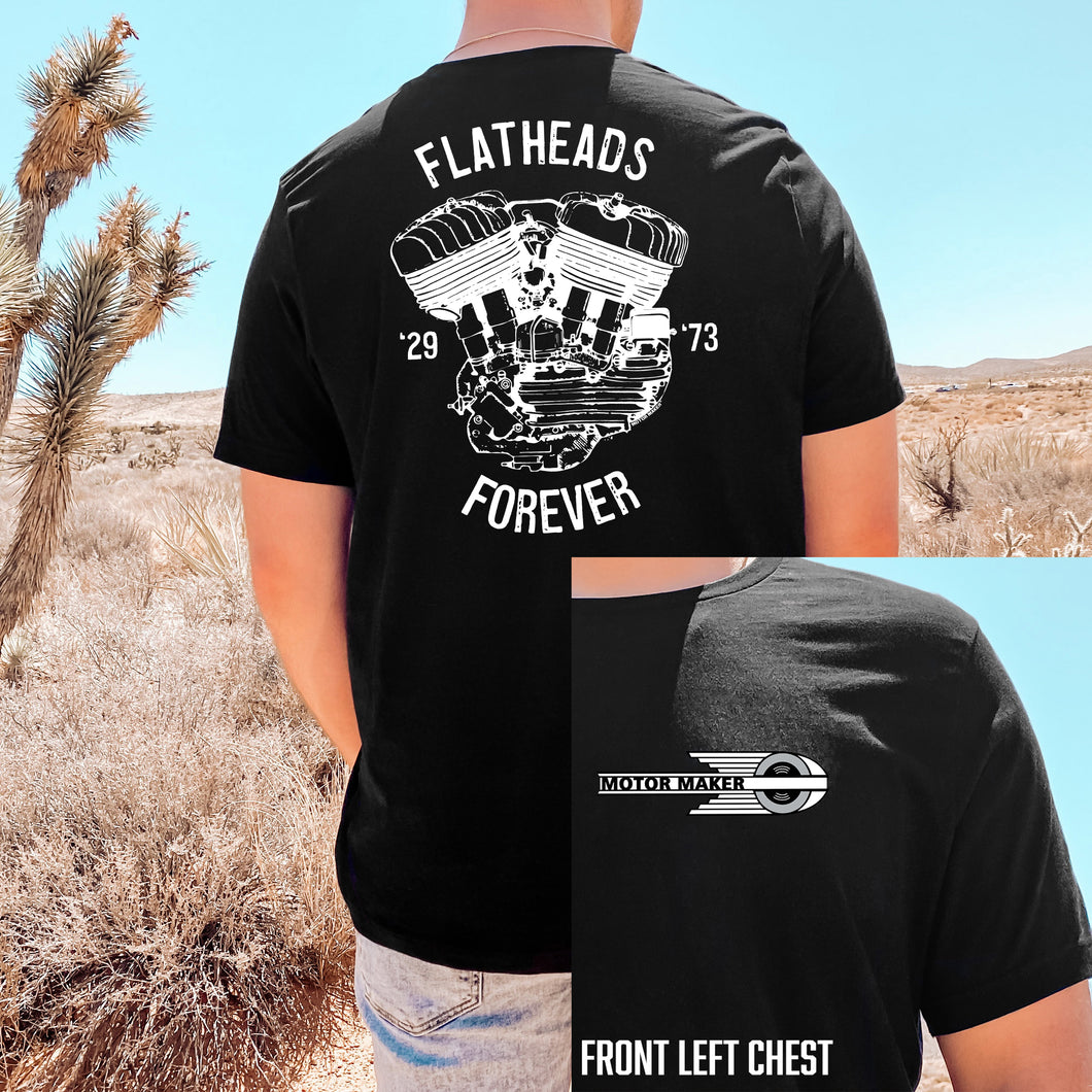 Flatheads Forever Back Design Tee