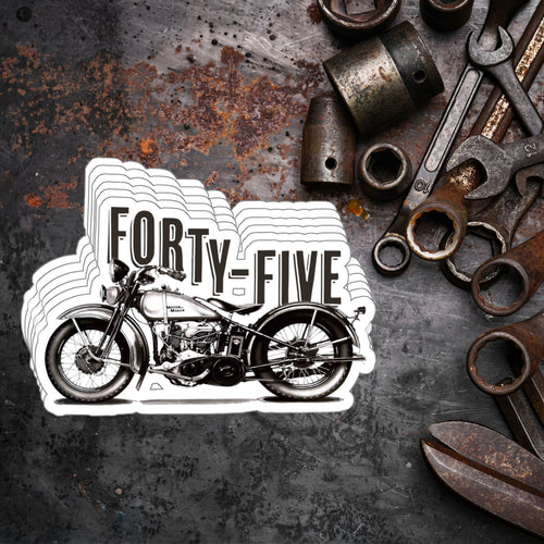 Forty Five Sticker