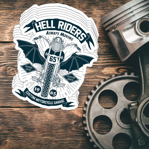 Hell Riders Sticker