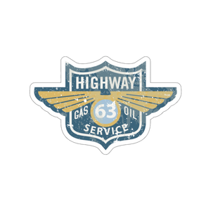 Highway 63 Service Sticker
