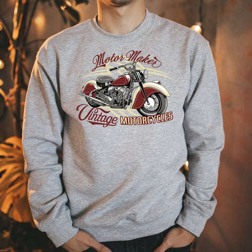Motor Maker Vintage Crew Neck Sweater