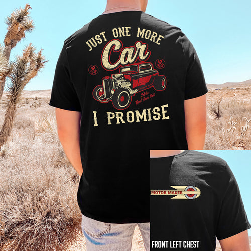 One More Hot Rod Back Design Tee