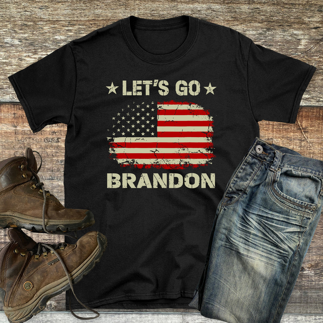 Let's Go Brandon Flag 2 Tee