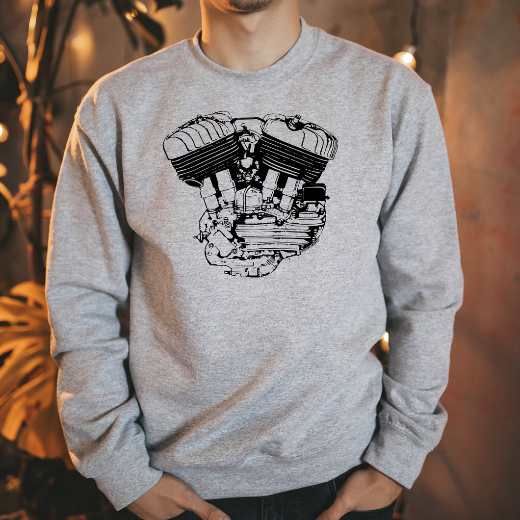 Flathead Engine Crew Neck Sweater