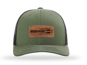 Motor Maker Speedball Leather Patch Hat