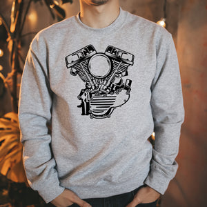 Motor Maker Panhead Crew Neck Sweater