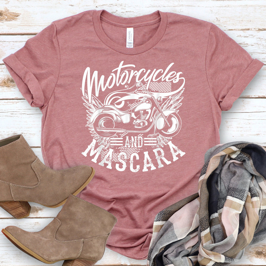 Motorcycles and Mascara Tee