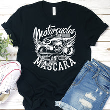Load image into Gallery viewer, Motorcycles and Mascara Tee