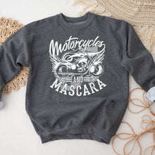 Load image into Gallery viewer, Motorcycles and Mascara Crew Neck Sweater