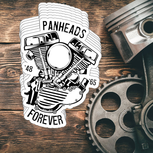 Panheads Forever Sticker