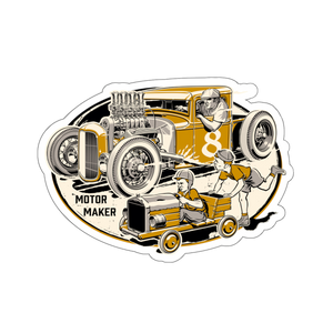 Rat Rod Derby Race Sticker