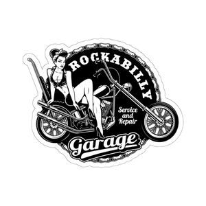 Rockabilly Garage Sticker