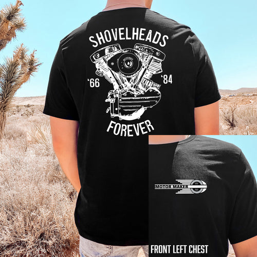 Shovelheads Forever Back Design Tee